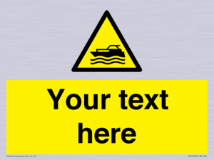 Custom Warning motorised watercraft